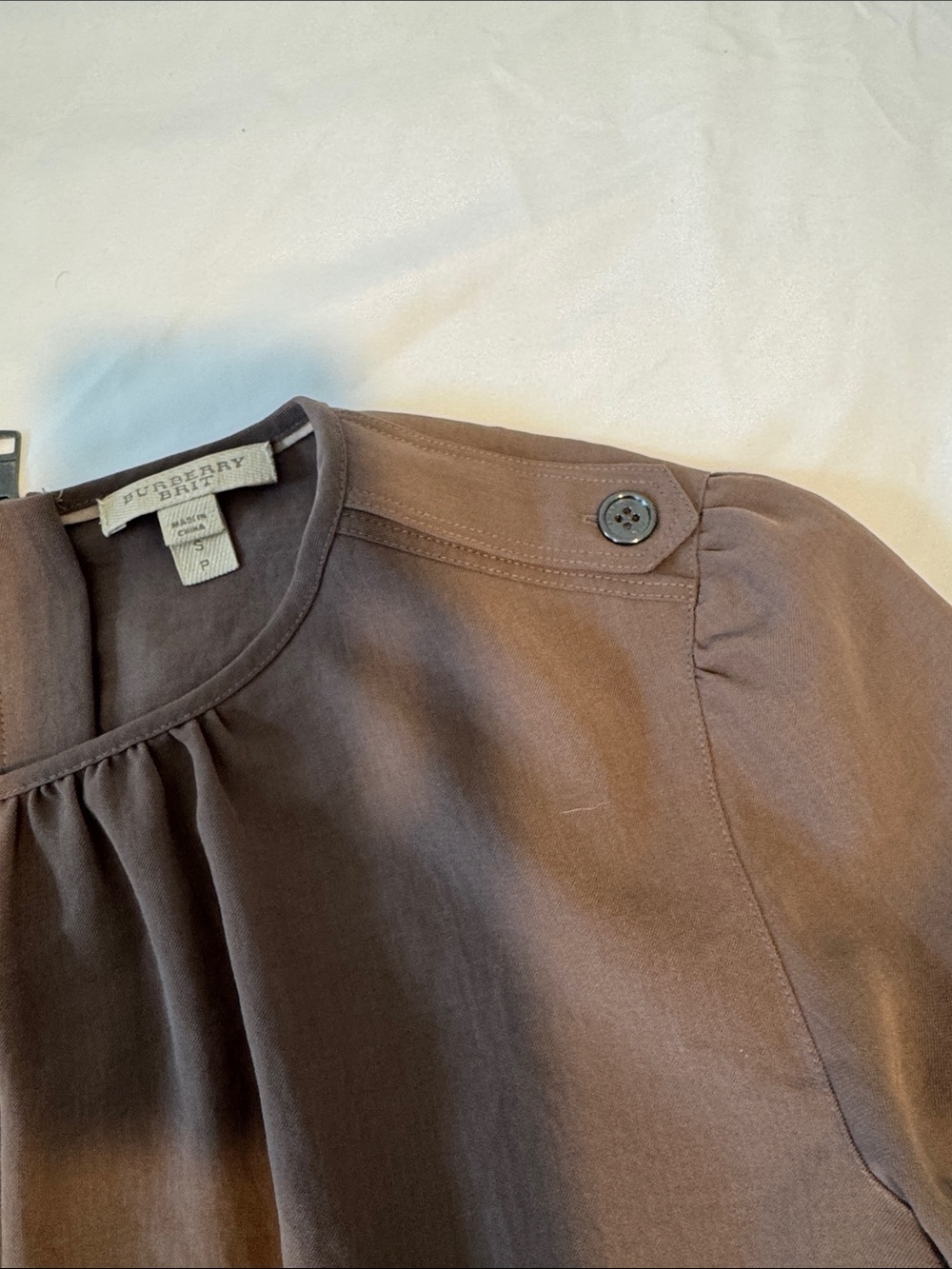 Burberry Brown Tunic Dress/Shirt - Picture 3 of 5